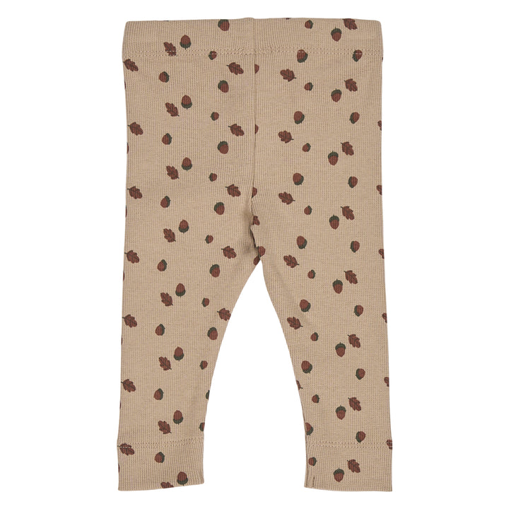 müsli ACORN bukser med print af nødder Bukser Beige/ Root/ Deep green 690000260