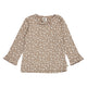 müsli ALYSSUM rib bluse Langærmet bluse Walnut/ Oak/ Mauve 690000328