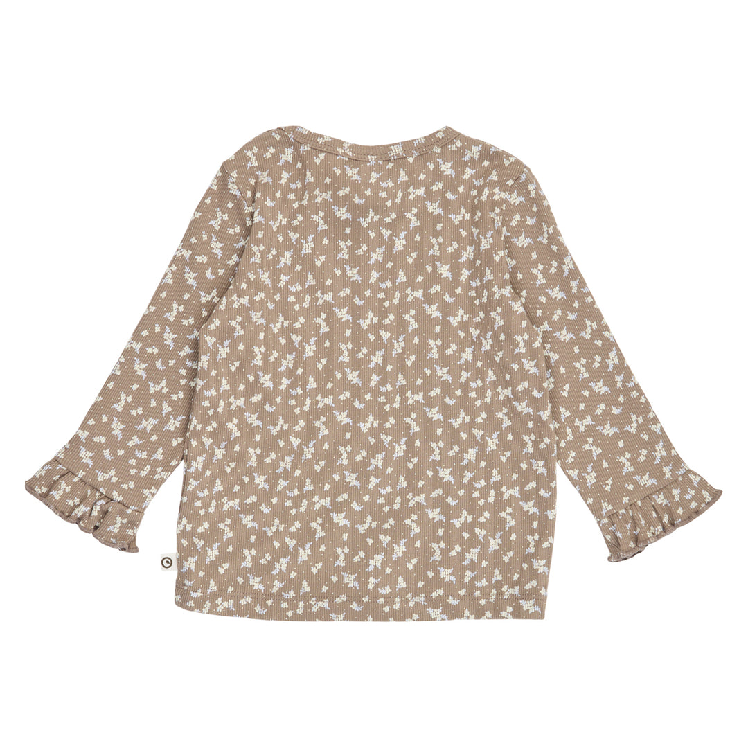 müsli ALYSSUM top & bukse sæt Langærmet bluse Walnut/ Oak/ Mauve 690000328