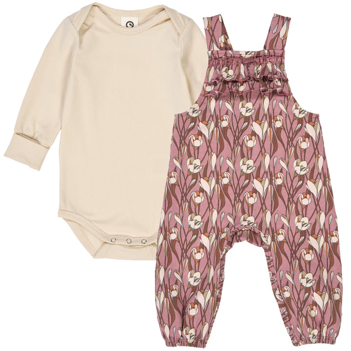 müsli AUTUMN body & overalls sæt Bodystockings Nostalgia rose/ Root/ Oak 690000272