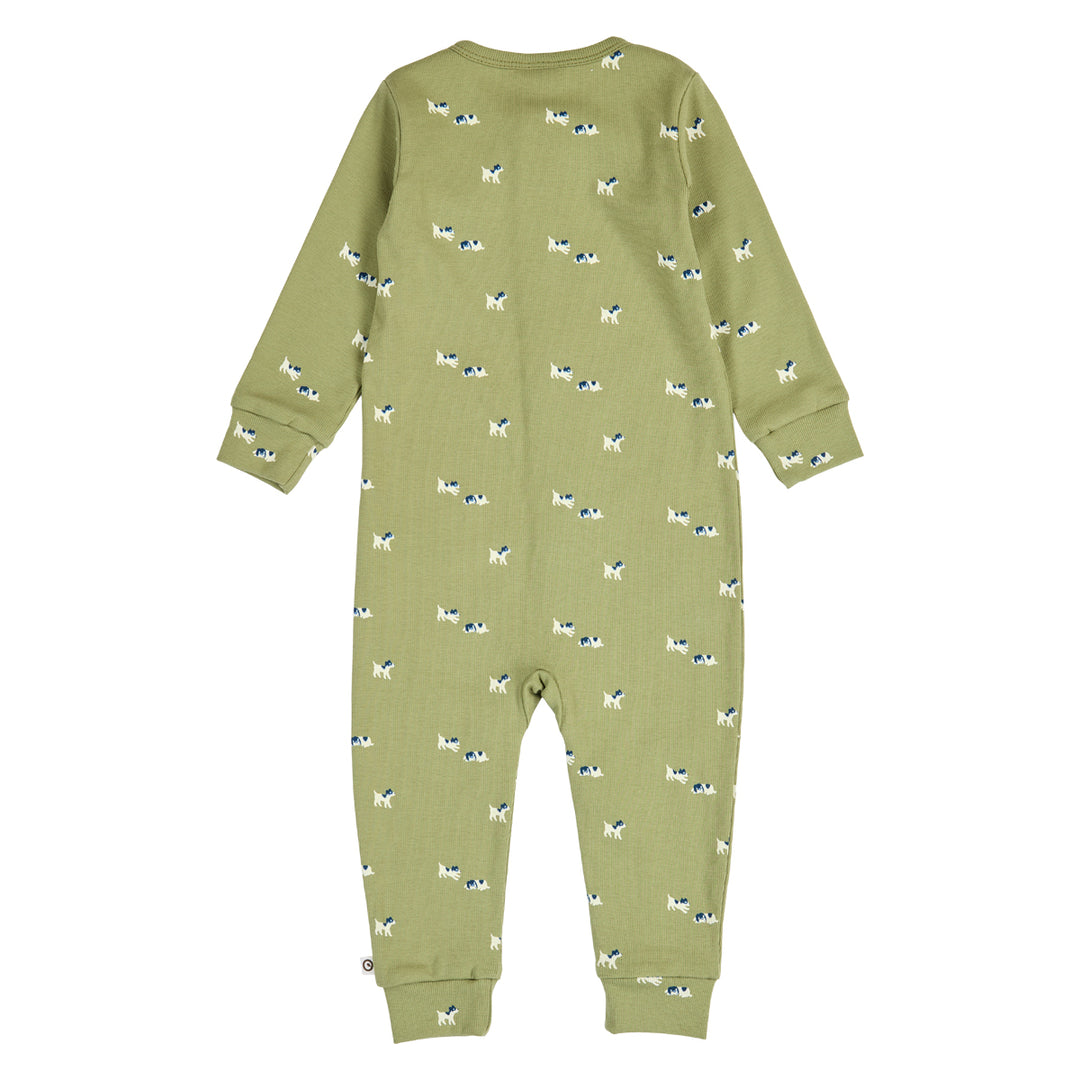 müsli BFF rib heldragt med lynlås Bodystockings Spring/ Navy/ Tofu 690000303