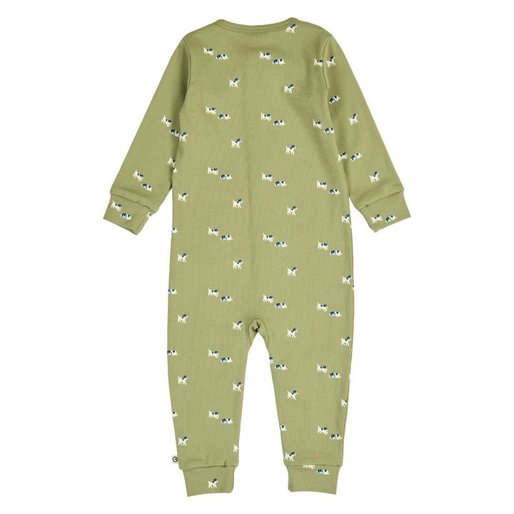 müsli BFF rib heldragt med lynlås Bodystockings Spring/ Navy/ Tofu 690000303