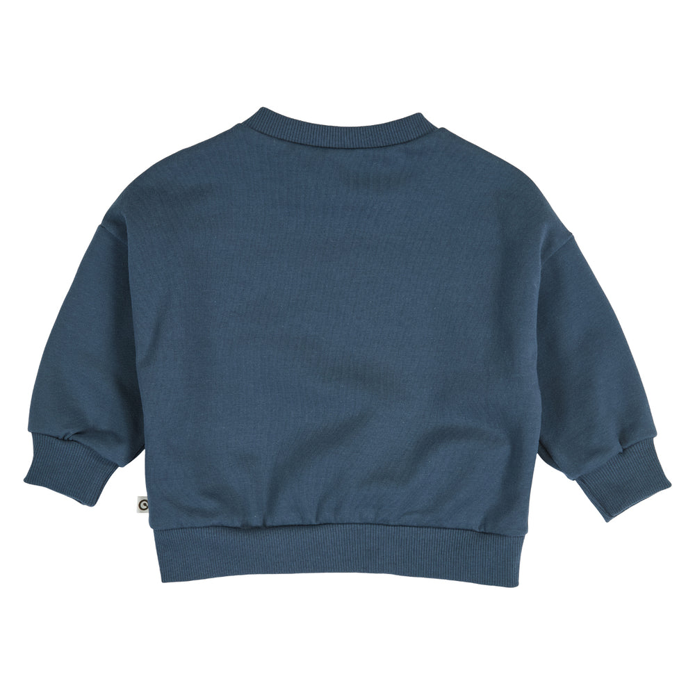 müsli BFF sweattrøje med hundehvalpe Langærmet bluse Navy 019403101