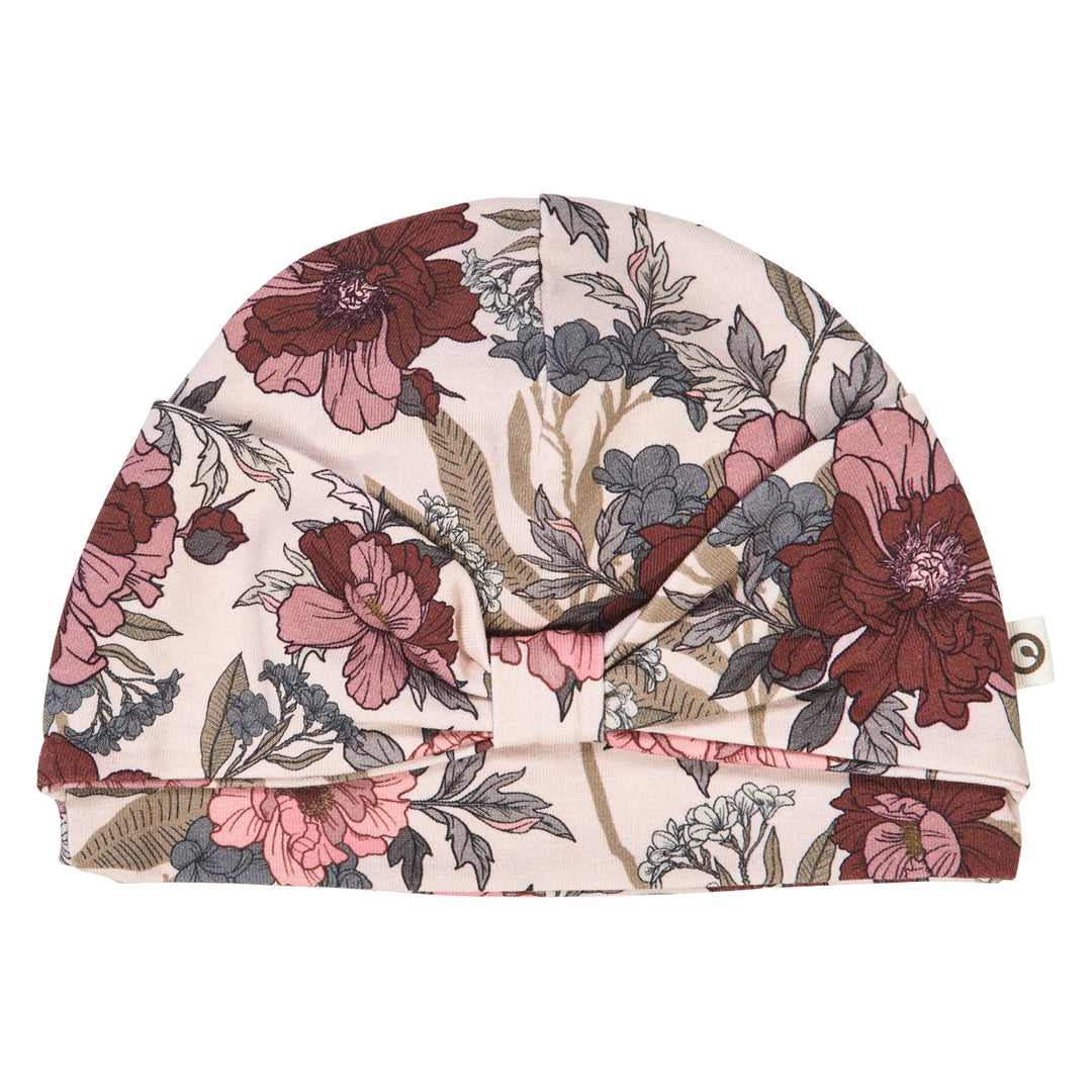 müsli BLISS sløjfe hat med blomsterprint Huer Nightingale/ Root/ Nostalgia rose 690000252