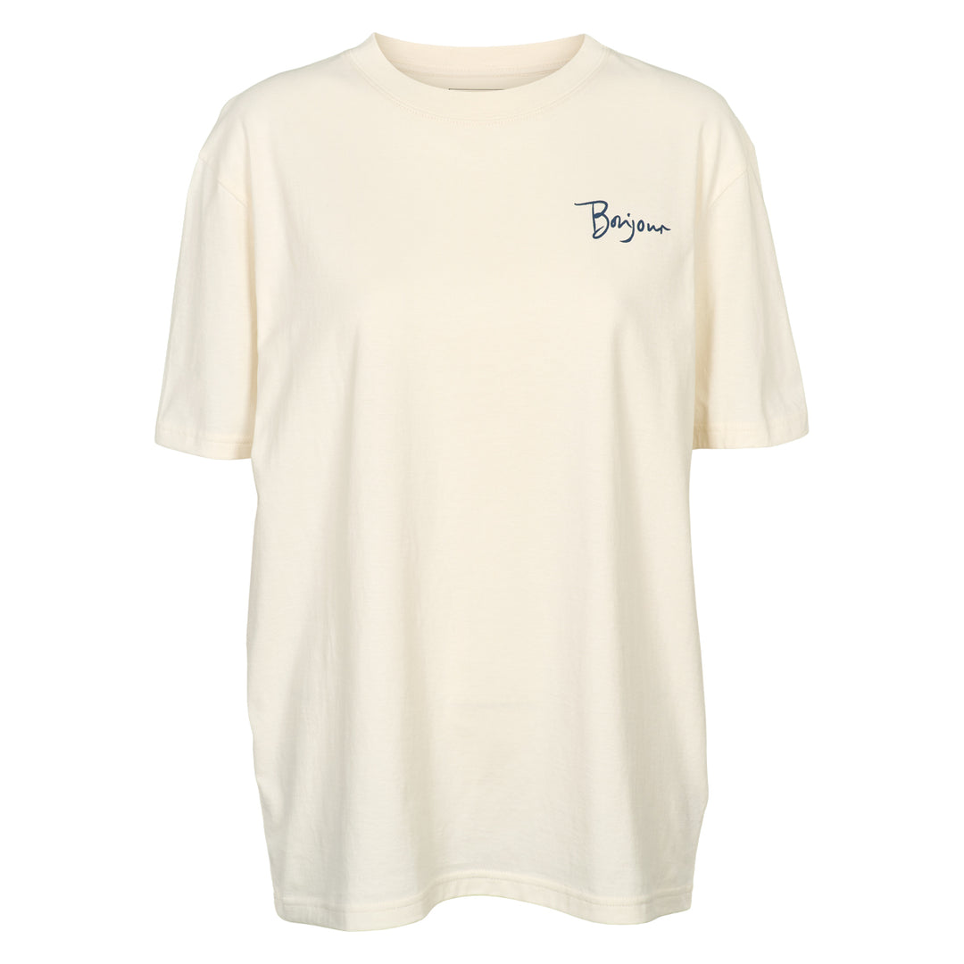 Conservandum BONJOUR printet T-shirt T-shirt Tofu 011480102