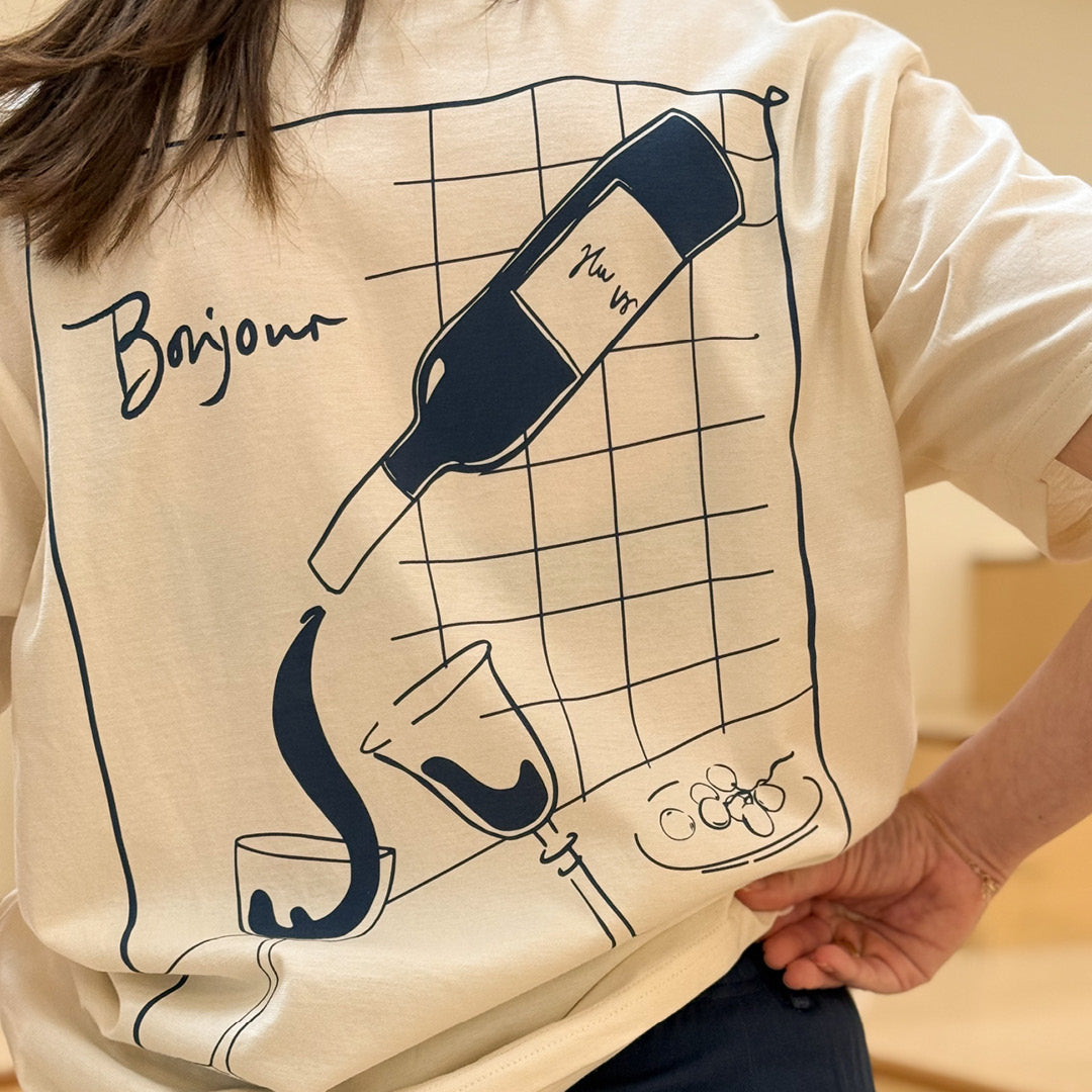 Conservandum BONJOUR printet T-shirt T-shirt Tofu 011480102