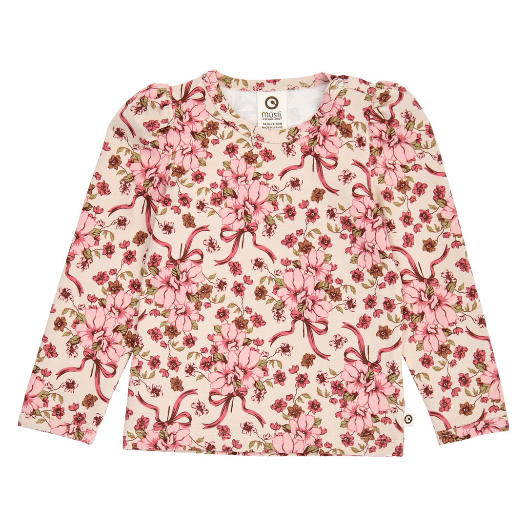 müsli BOUQUET bluse, bukser & hårbånd sæt Langærmet bluse Oak/ Blush/ Baroque rose 690000330