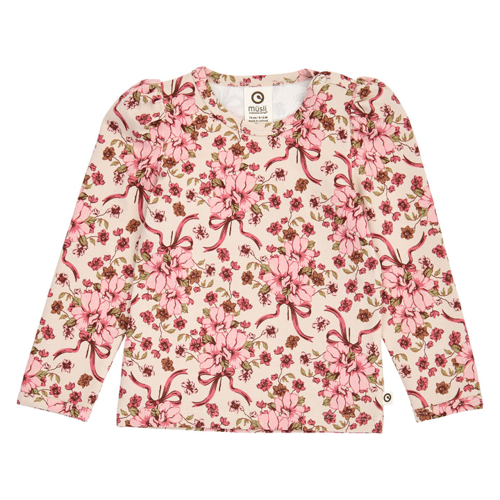 müsli BOUQUET bluse, bukser & hårbånd sæt Langærmet bluse Oak/ Blush/ Baroque rose 690000330