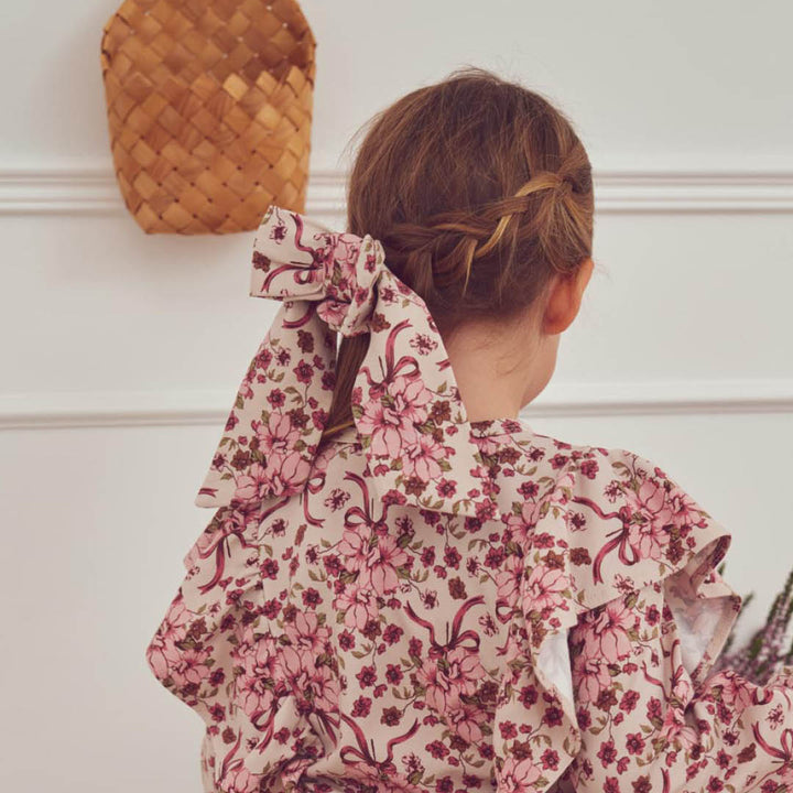müsli BOUQUET bluse med flæse Langærmet bluse Oak/ Blush/ Baroque rose 690000330