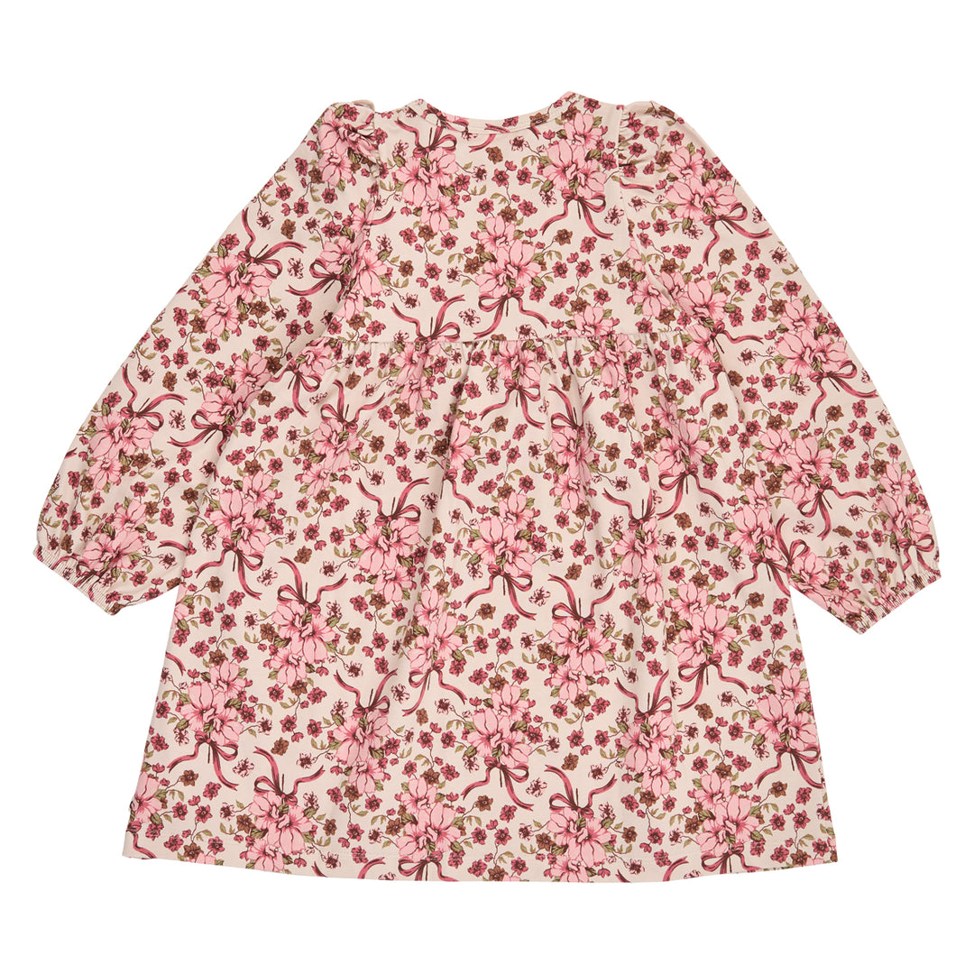 müsli BOUQUET kjole med flæse Kjoler Oak/ Blush/ Baroque rose 690000330