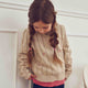 müsli BOUQUET strik cardigan Langærmet bluse Oak 013040001