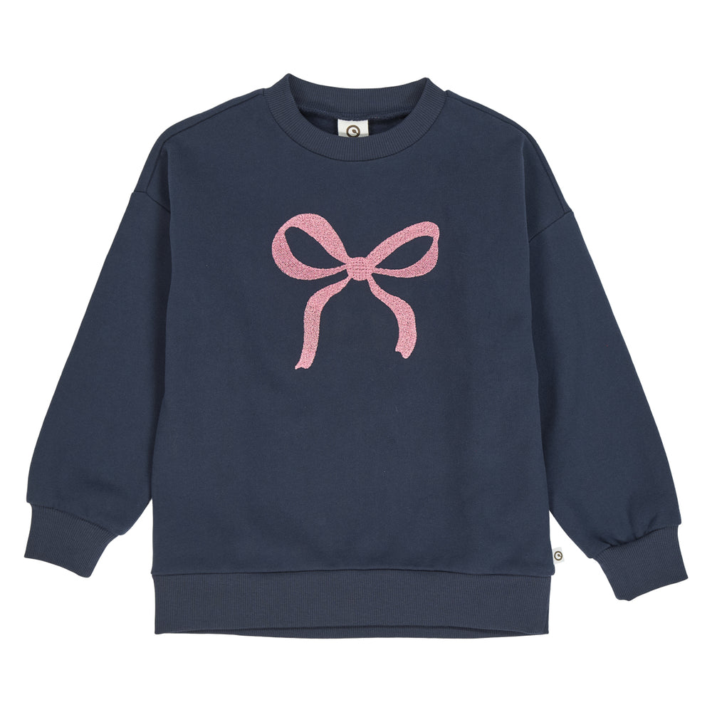 müsli BOW sweattrøje Langærmet bluse Night blue 019402301