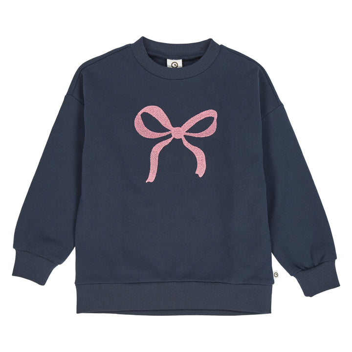 müsli BOW sweattrøje Langærmet bluse Night blue 019402301