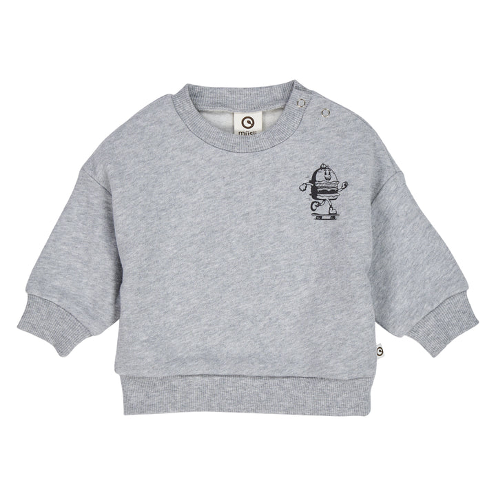 müsli BURGER sweattrøje Langærmet bluse Pale greymarl 207670000