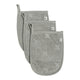 müsli Badehandske 3-pak Badekåber Mineral green 016590401