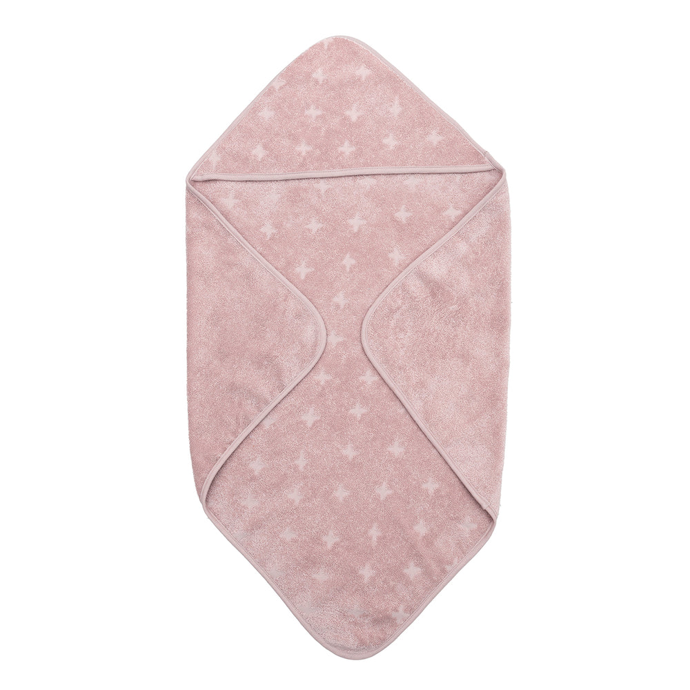 müsli Badeslag med hætte i økologisk bomuld 70x70 cm Badekåber Nightingale 014380306