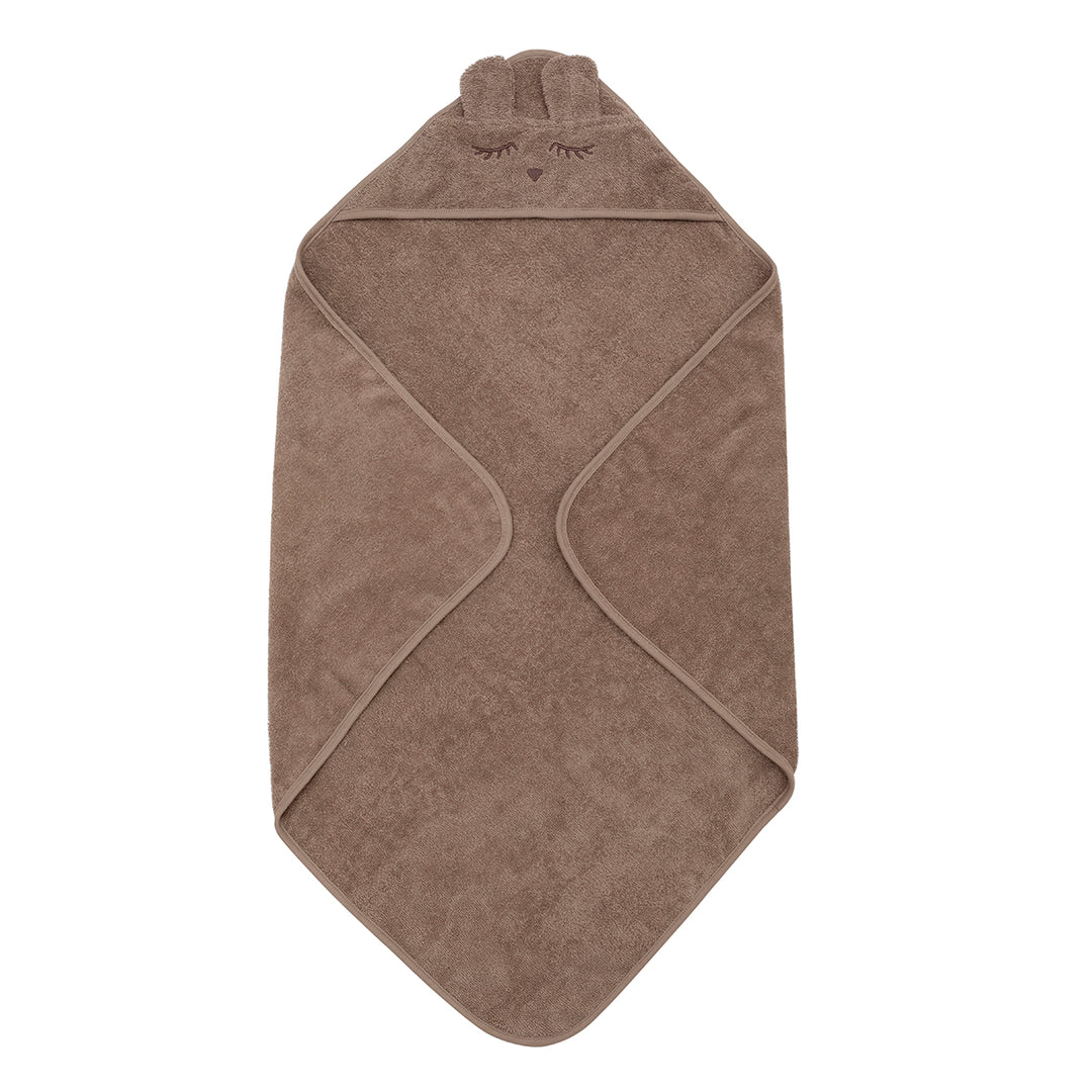 müsli Badeslag med ører i økologisk bomuld 70x70 cm Badekåber Nightingale 014380306