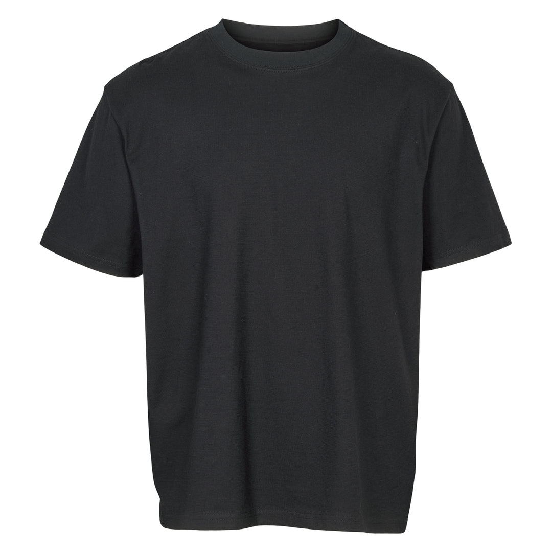 Conservandum Box fit T-shirt med rund hals T-shirt Black 019400706