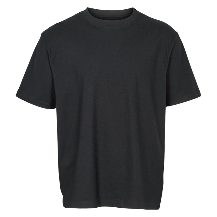 Conservandum Box fit T-shirt med rund hals T-shirt Black 019400706