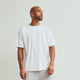 Conservandum Box fit T-shirt med rund hals T-shirt White 011060102