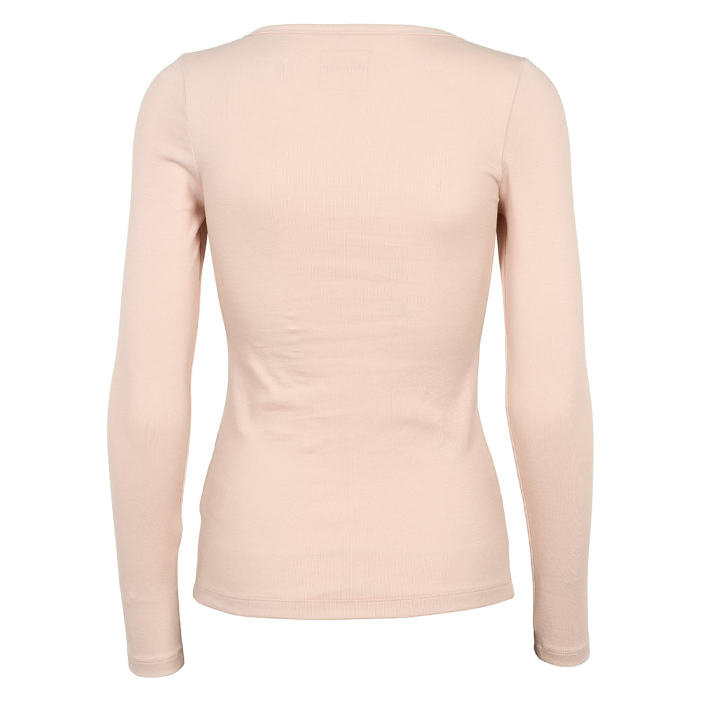 Conservandum CALM RIB bluse med knapper T-shirt Nightingale 014380306