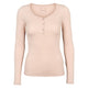 Conservandum CALM RIB bluse med knapper T-shirt Nightingale 014380306