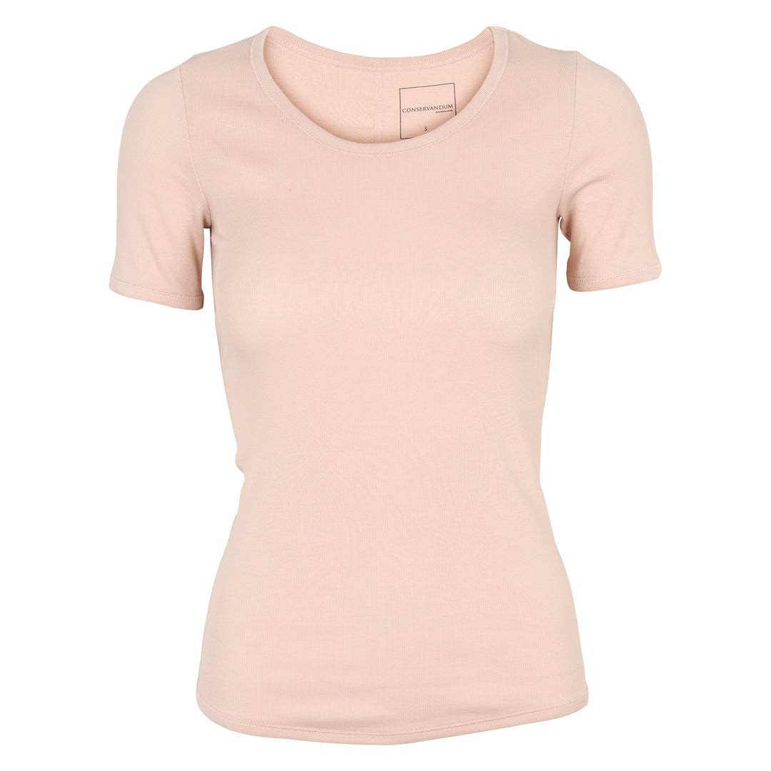 Conservandum CALM RIB kortærmet T-shirt T-shirt Nightingale 014380306