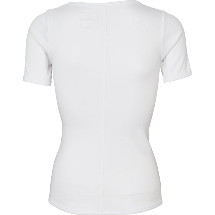 Conservandum CALM RIB kortærmet T-shirt T-shirt White 011060102