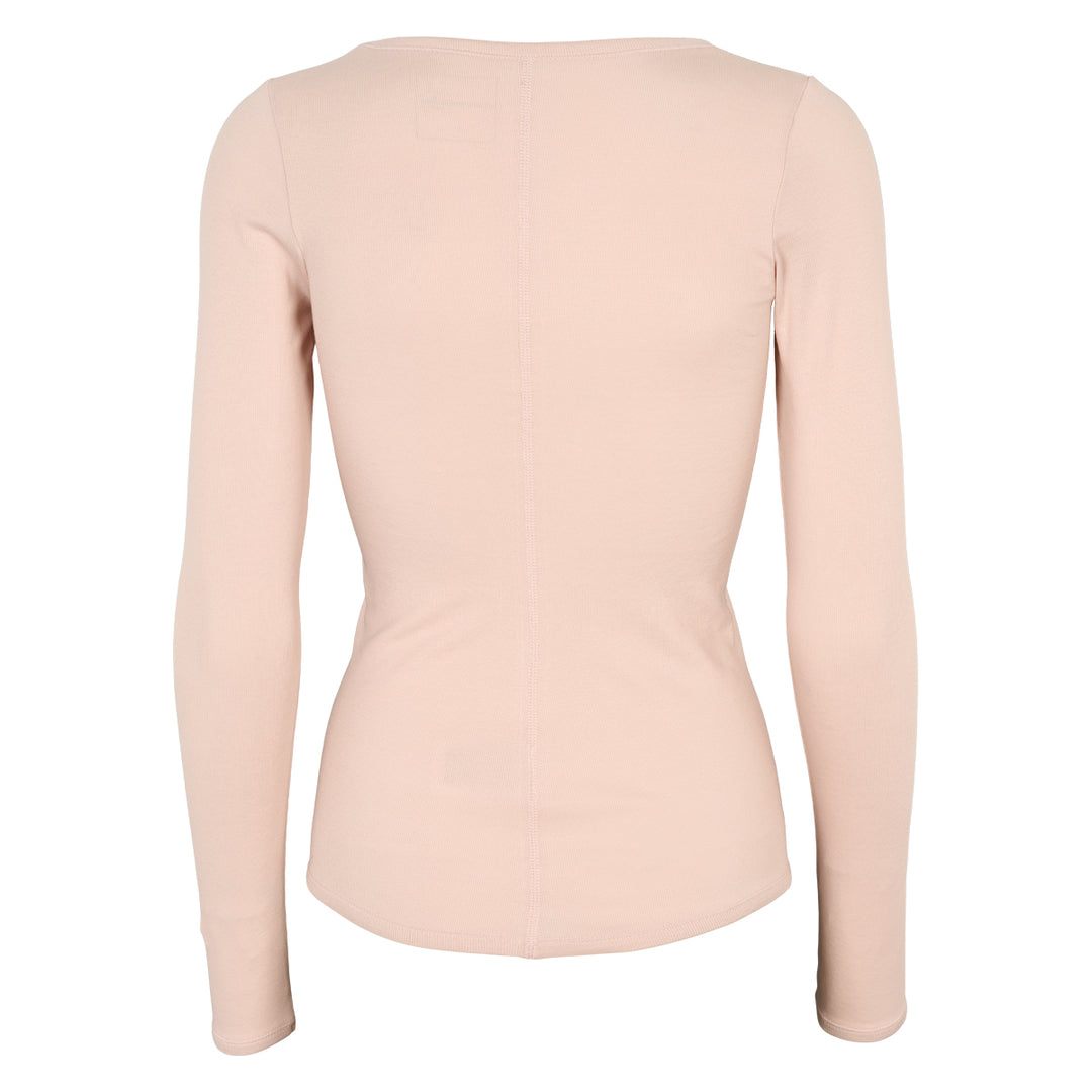 Conservandum CALM RIB langærmet bluse T-shirt Nightingale 014380306