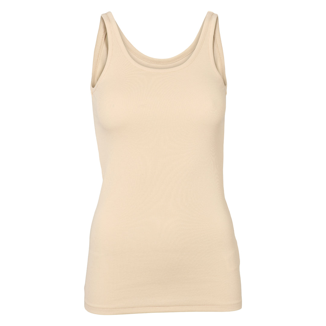 Conservandum CALM RIB tank top T-shirt Oak 013040001