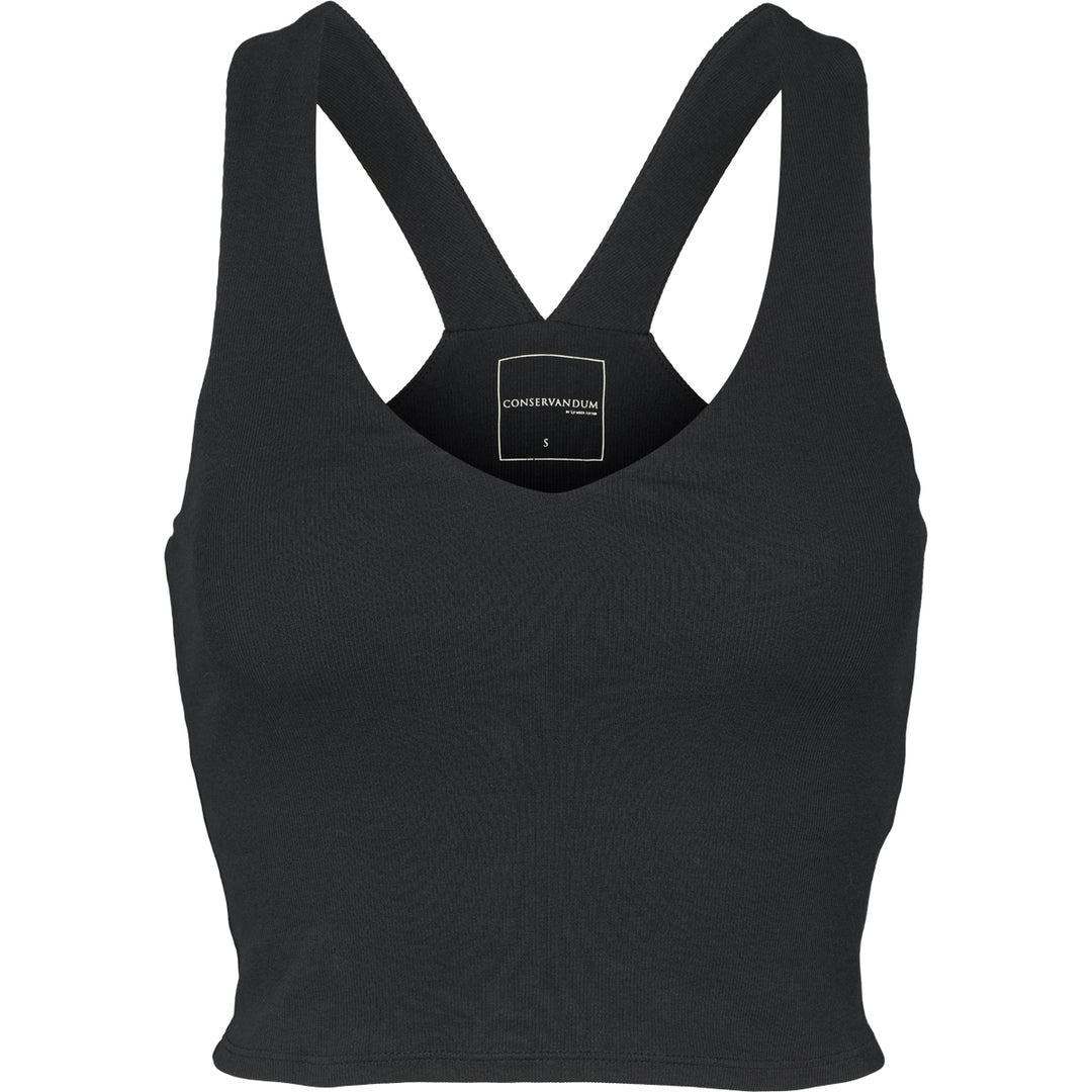 Conservandum CALM RIB tank top T-shirt Black 019400706