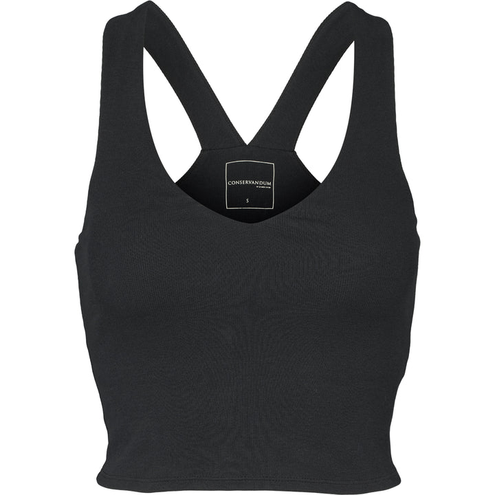 Conservandum CALM RIB tank top T-shirt Black 019400706