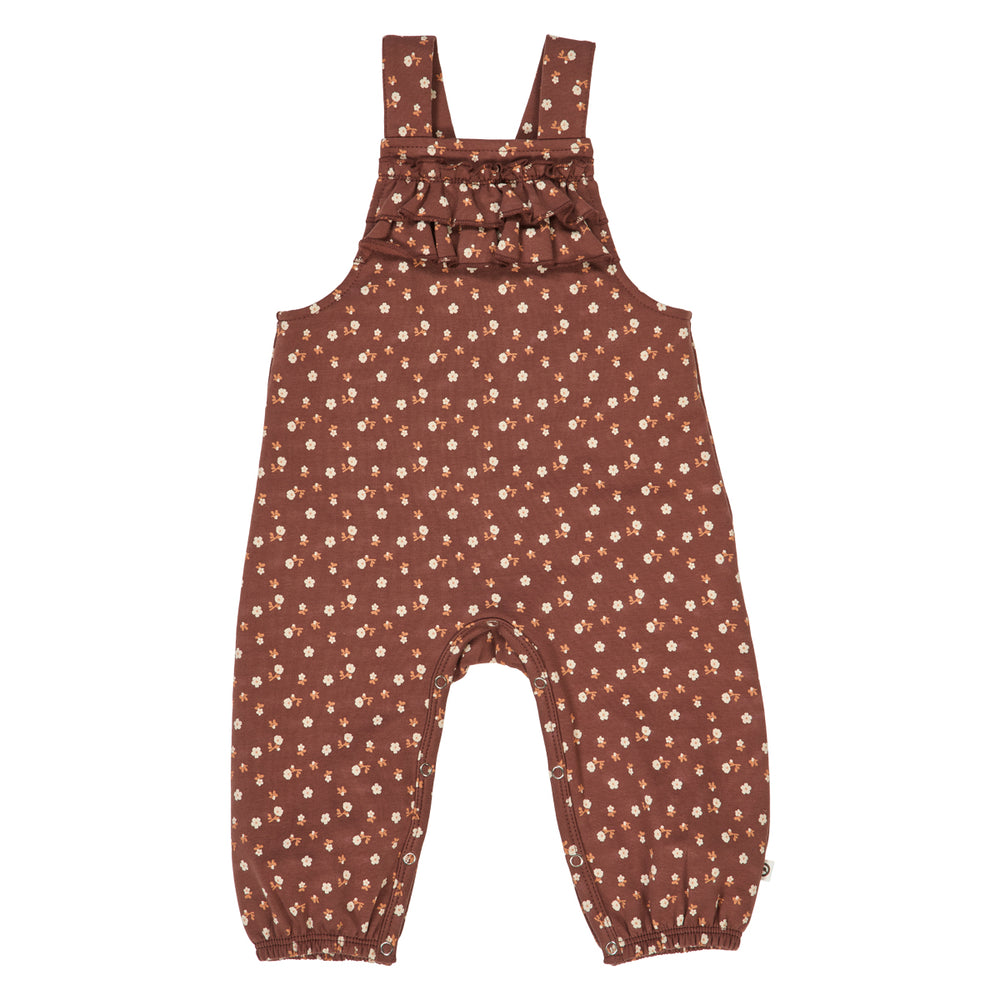 müsli CEDAR blomsterprintede overalls Bodystockings Root/ Oak/ Clay 690000265