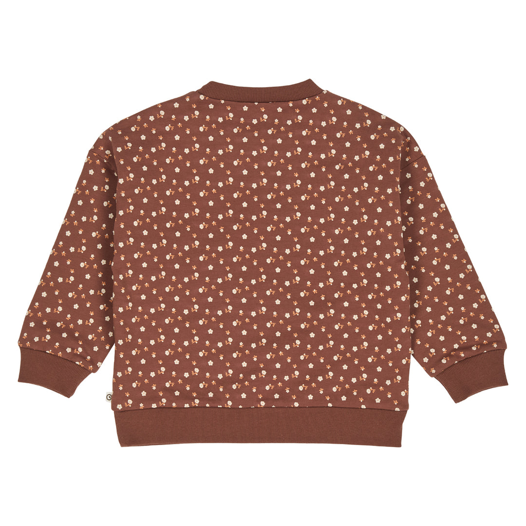 müsli CEDAR blomsterprintet sweattrøje Langærmet bluse Root/ Oak/ Clay 690000265
