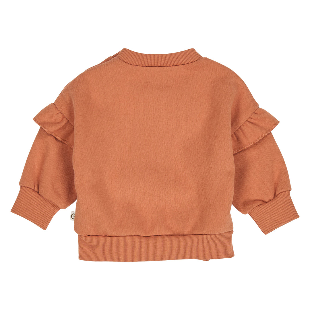 müsli CEDAR sweattrøje med et rådyr Langærmet bluse Clay 016142901