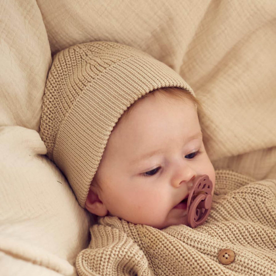 müsli CHUNKY KNIT beanie/hat Huer Oat 013040401