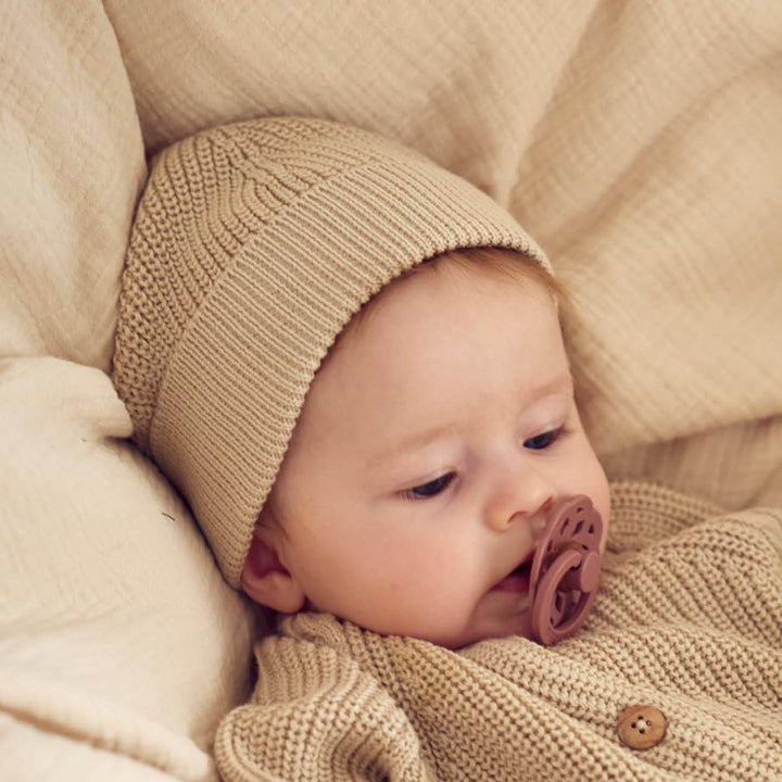 müsli CHUNKY KNIT beanie/hat Huer Oat 013040401