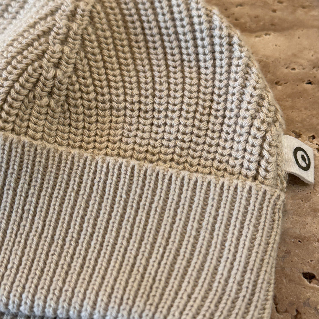 müsli CHUNKY KNIT beanie/hat Huer Oat 013040401