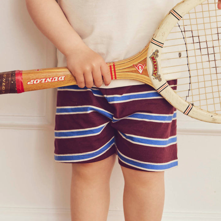 müsli CLUBHOUSE stribede shorts Bukser Russet/ Azure blue/ Tofu 690000302