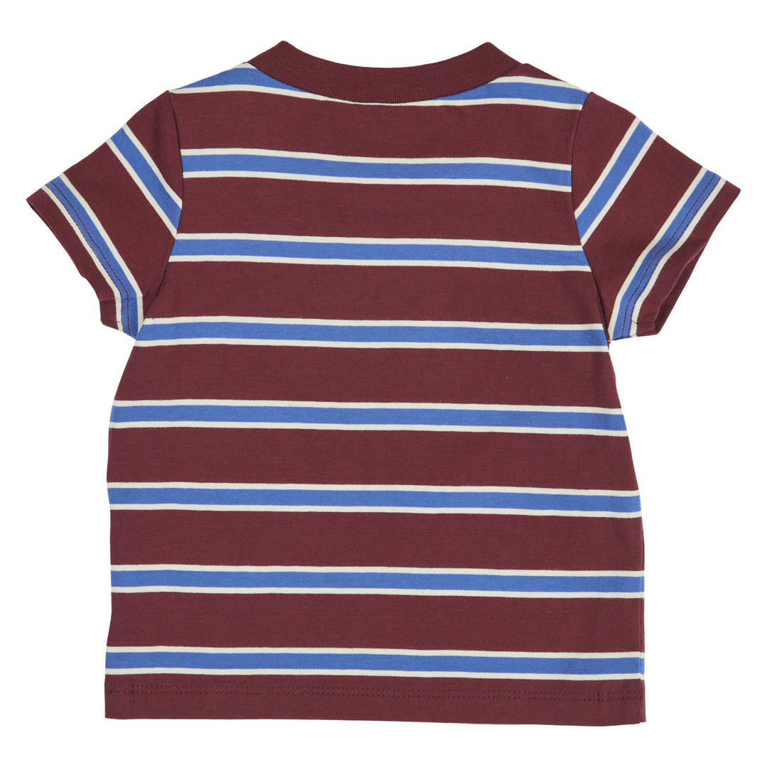 müsli CLUBHOUSE stribet T-shirt T-shirt Russet/ Azure blue/ Tofu 690000302