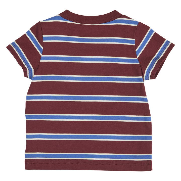 müsli CLUBHOUSE stribet T-shirt T-shirt Russet/ Azure blue/ Tofu 690000302