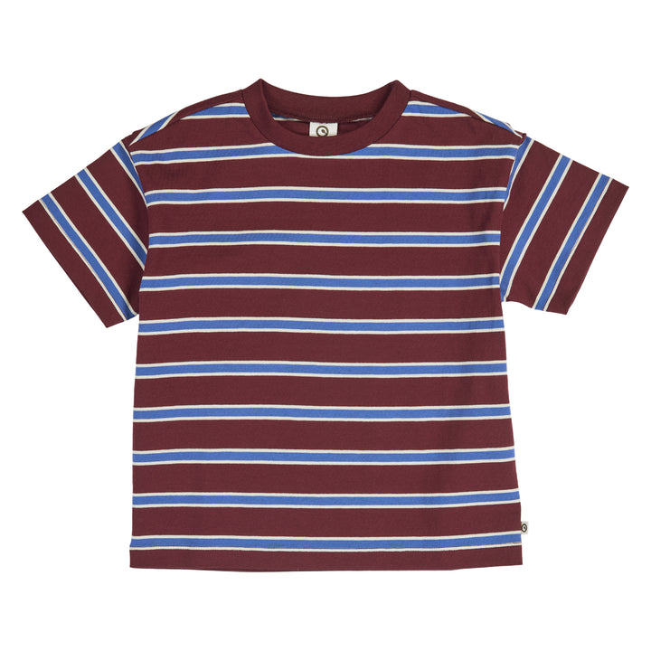 müsli CLUBHOUSE stribet T-shirt T-shirt Russet/ Azure blue/ Tofu 690000302
