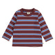 müsli CLUBHOUSE stribet bluse Langærmet bluse Russet/ Azure blue/ Tofu 690000302