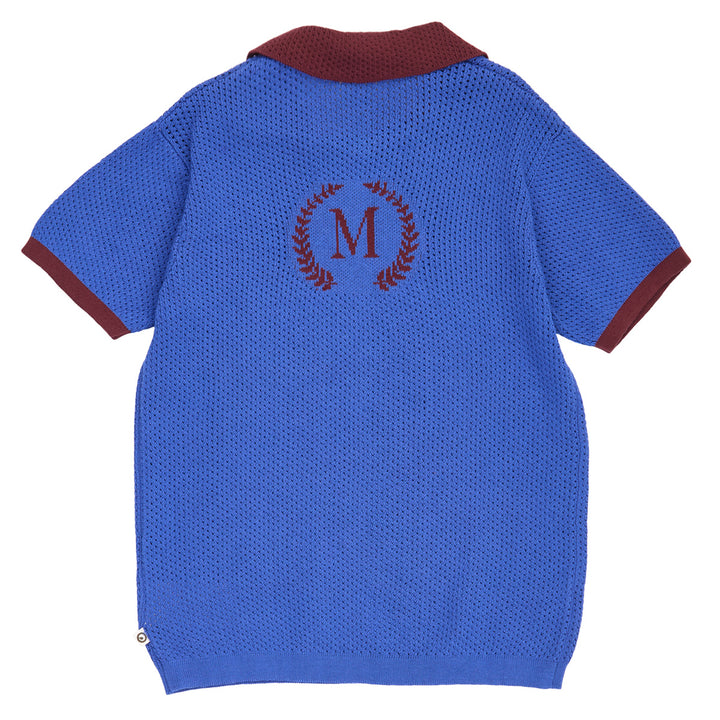 müsli CLUBHOUSE strik polo T-shirt Azure blue 018394902