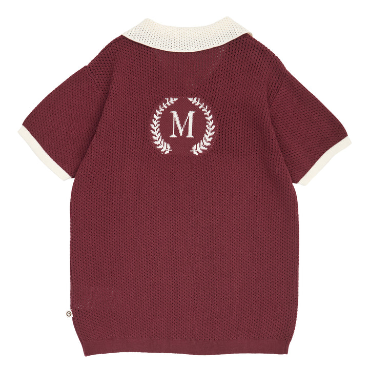 müsli CLUBHOUSE strik polo T-shirt Russet 019172504