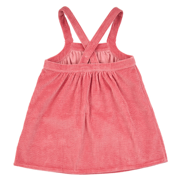müsli CORDUROY forklædekjole i fløjl Kjoler Baroque Rose 018163400
