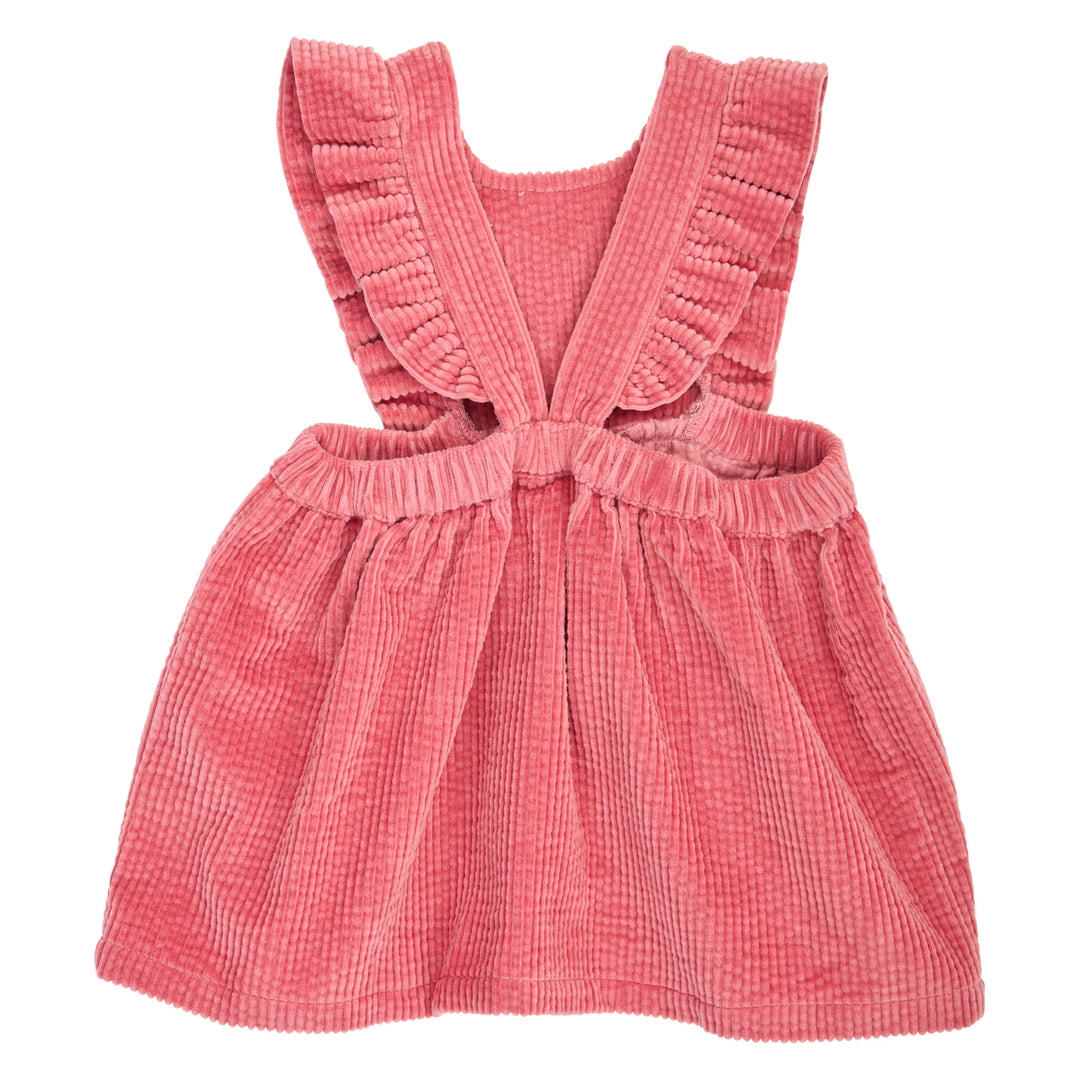 müsli CORDUROY forklædekjole i fløjl Kjoler Baroque Rose 018163400