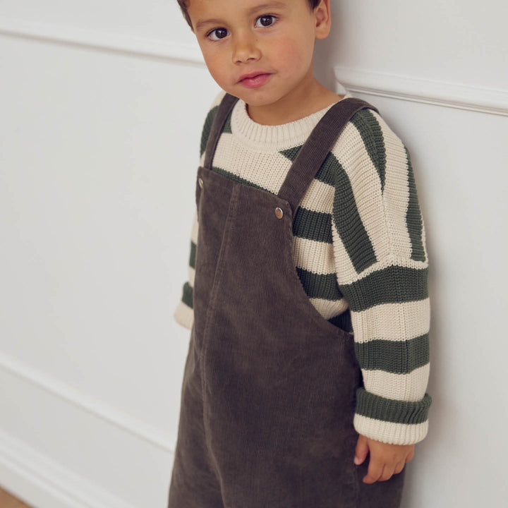 müsli CORDUROY overalls i fløjl Bodystockings Deep green 019040401