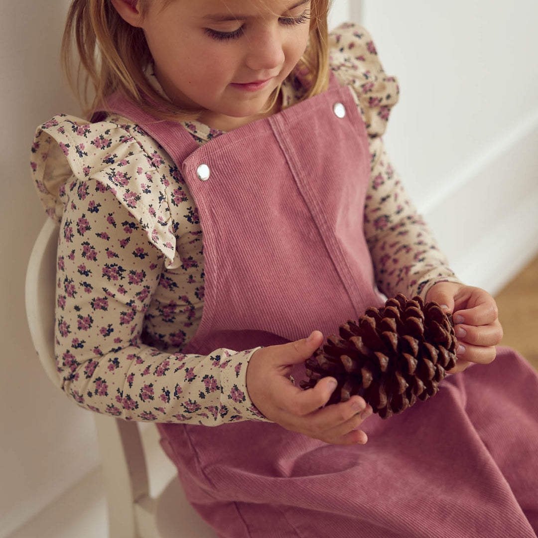 müsli CORDUROY overalls i fløjl Bodystockings Nostalgia Rose 017151200