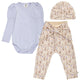 müsli CORNFLOWER body, bukser & hat sæt Bukser Oak/ Walnut/ Mauve 690000329